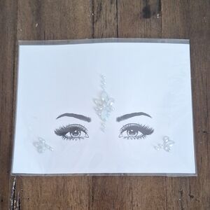 Rhinestone Face Gems Jewels Face Crystal Stickers